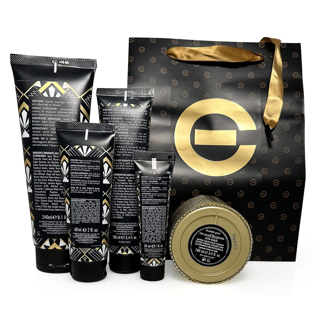 Elizabeth Grant Caviar Collection with Gold