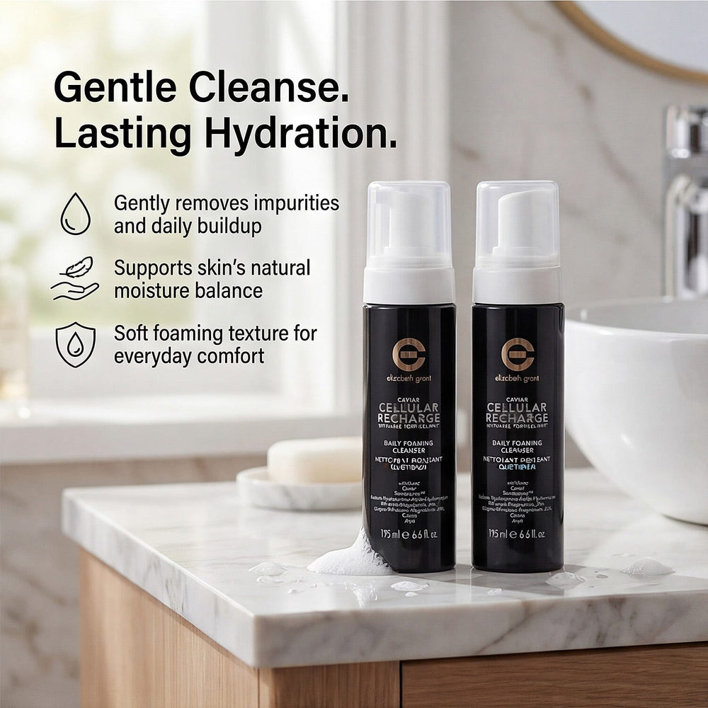 Elizabeth Grant Caviar Hydrating Foaming Daily Cleanser Duo