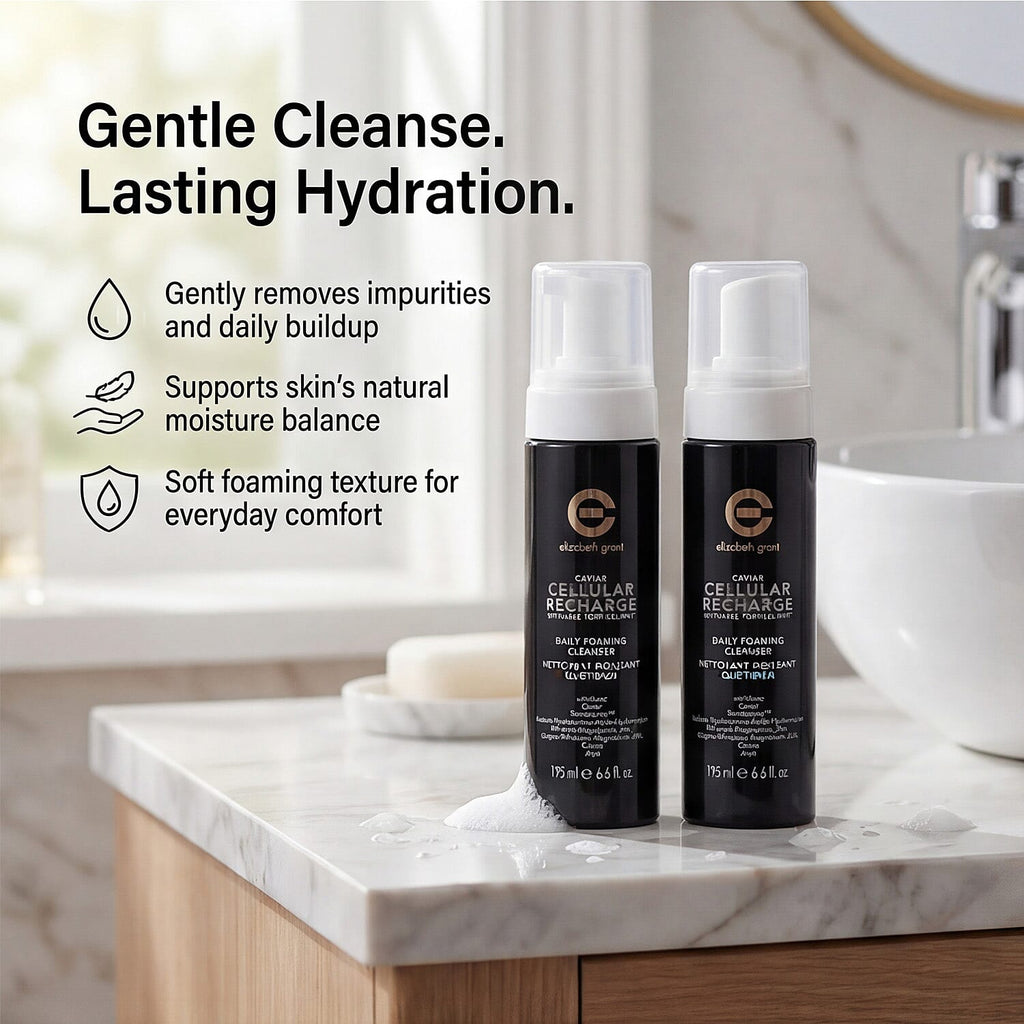 Elizabeth Grant Caviar Hydrating Foaming Daily Cleanser Duo