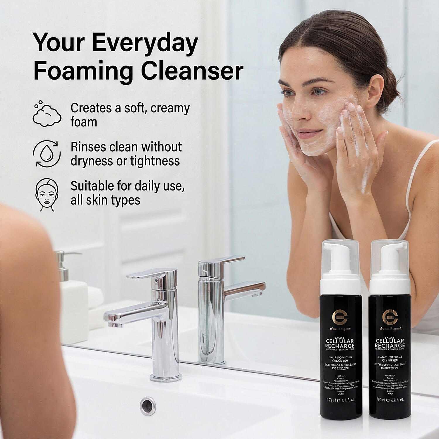 Elizabeth Grant Caviar Hydrating Foaming Daily Cleanser Duo