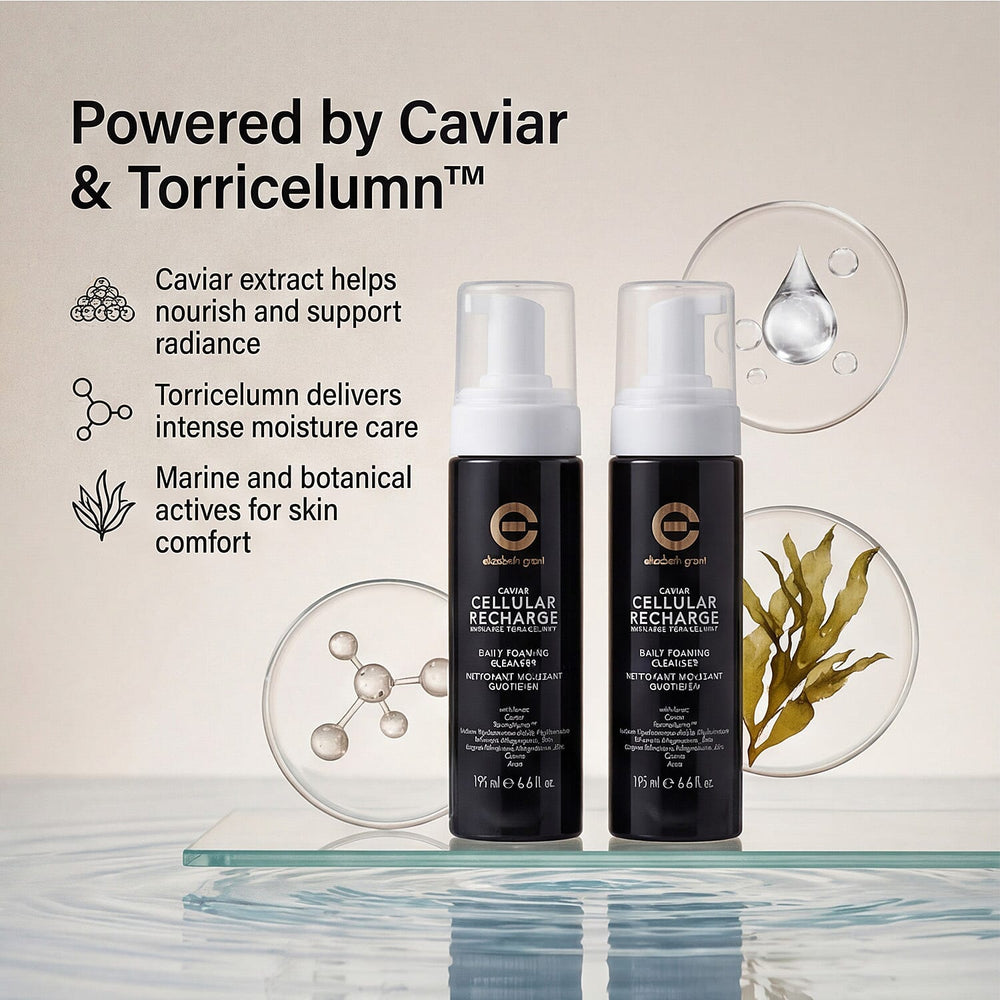 Elizabeth Grant Caviar Hydrating Foaming Daily Cleanser Duo