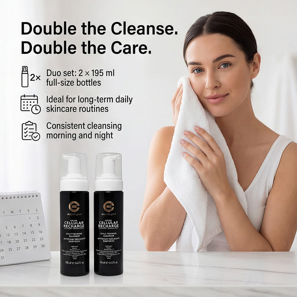 Elizabeth Grant Caviar Hydrating Foaming Daily Cleanser Duo