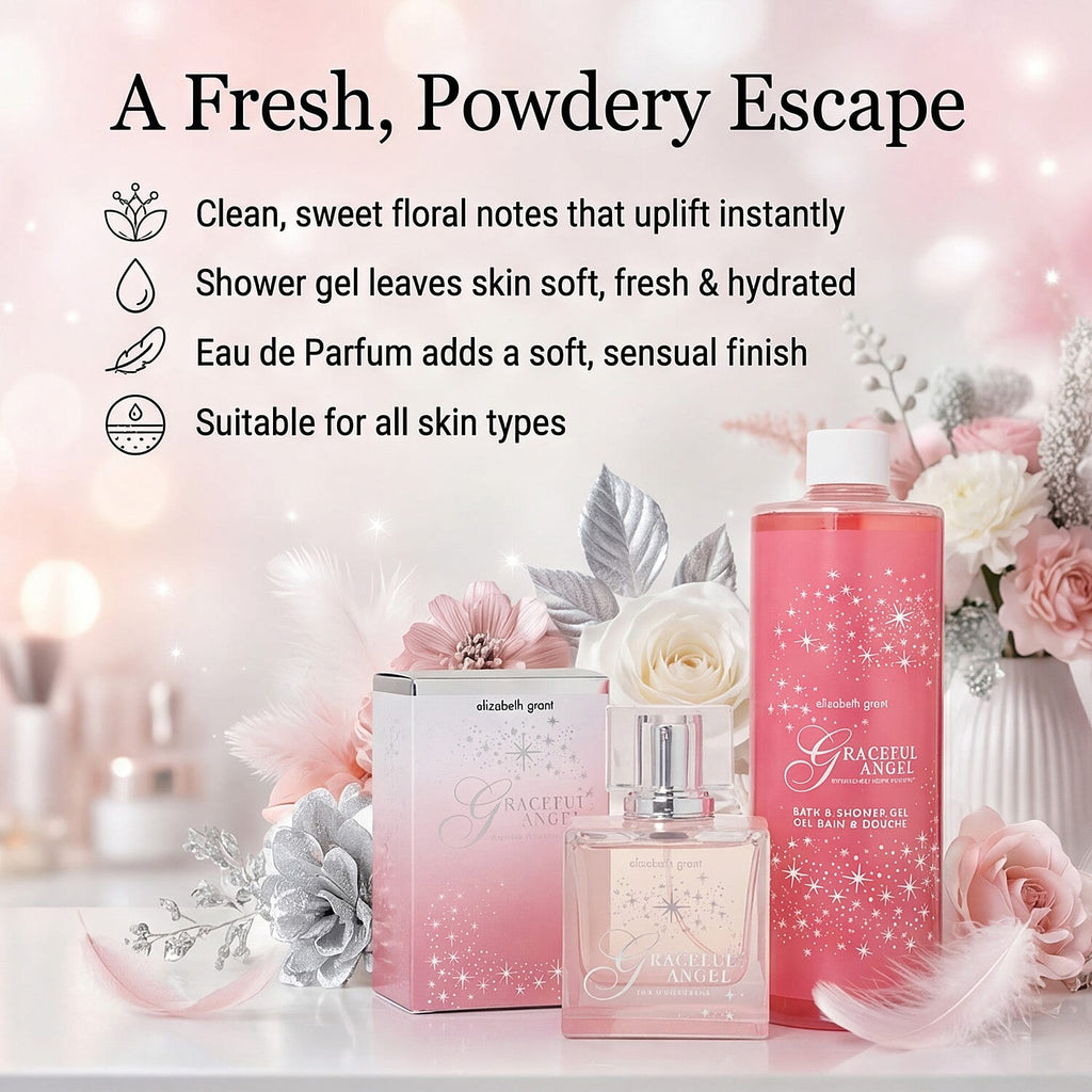 Elizabeth Grant Graceful Angel Holiday Collection - Graceful Angel (90 ml) - Shower Gel (490 ml)