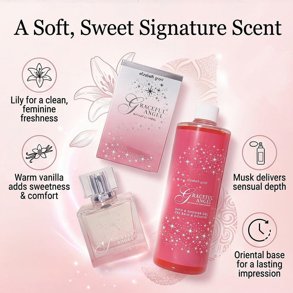 Elizabeth Grant Graceful Angel Holiday Collection - Graceful Angel (90 ml) - Shower Gel (490 ml)