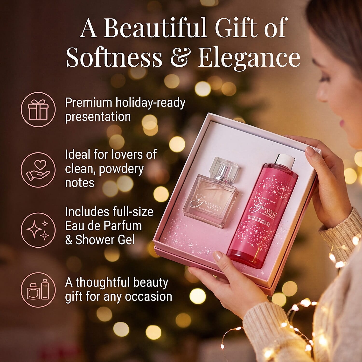 Elizabeth Grant Graceful Angel Holiday Collection - Graceful Angel (90 ml) - Shower Gel (490 ml)