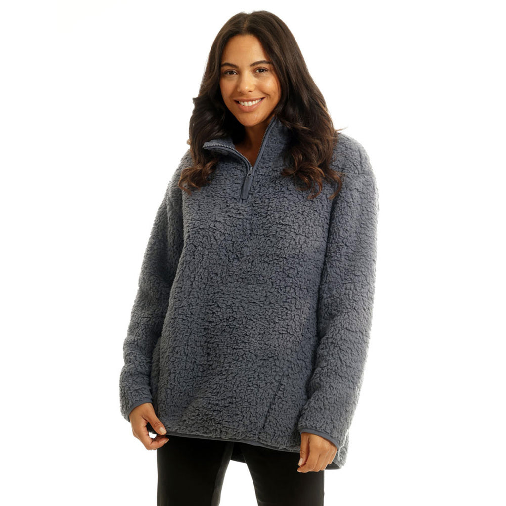 Closeout Deal - Light & Shade Super Soft Fleece Jumper (Size - L-XL) - Navy