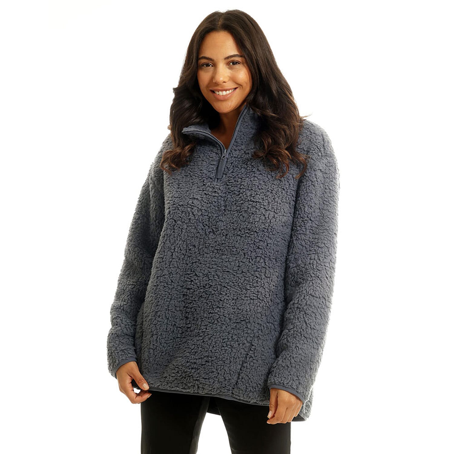 Closeout Deal - Light & Shade Super Soft Fleece Jumper (Size - L-XL) - Navy
