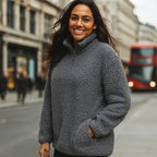 Closeout Deal - Light & Shade Super Soft Fleece Jumper (Size - L/XL) - Navy_8265932_1