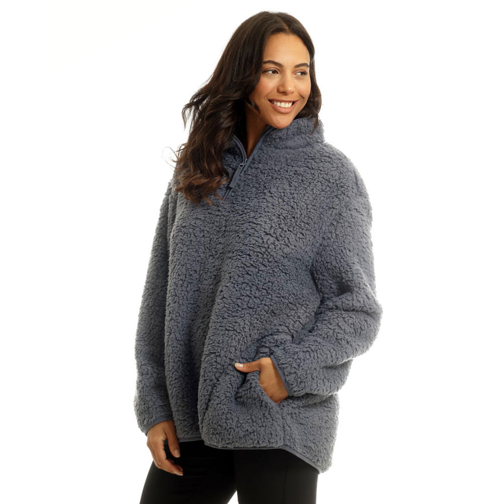 Closeout Deal - Light & Shade Super Soft Fleece Jumper (Size - L-XL) - Navy