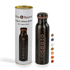 Bliss - Beyond Seven Chakra Copper Bottle Set - 32 Oz. - Golden