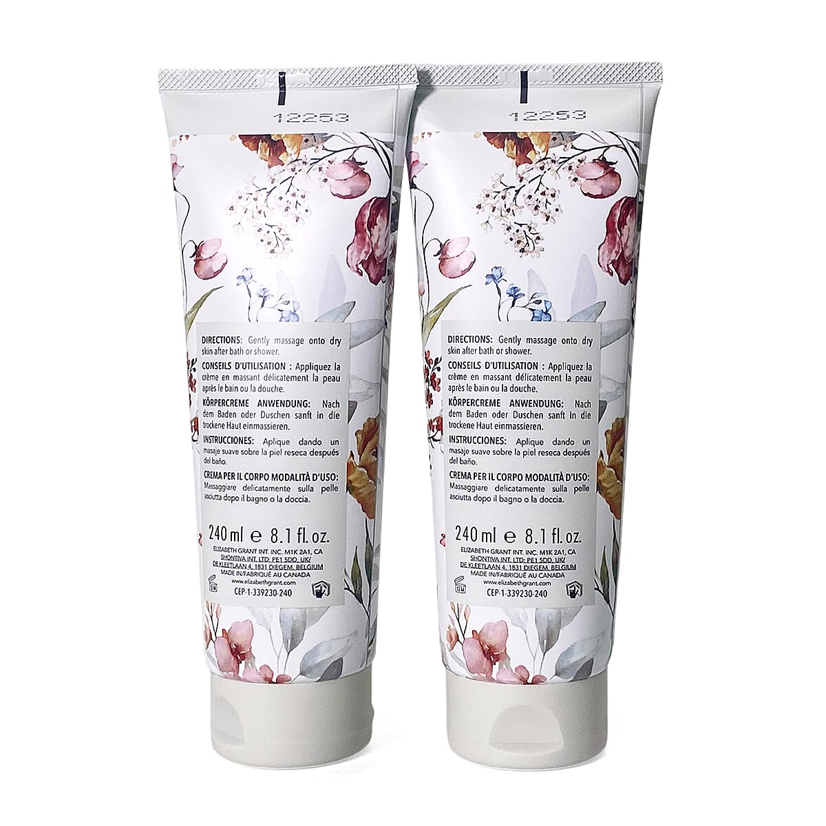 Elizabeth Grant Collagen Re-Inforce 3D Body Cream with White Truffle Duo - 240ml Each