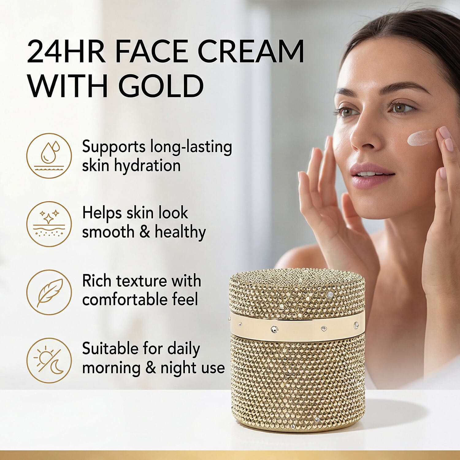 NEW YEAR-BE THE BEST OF YOU --Elizabeth Grant Absolute Age Interception Collection (Includes 200ml Face Cream - 50ml Eye Cream)