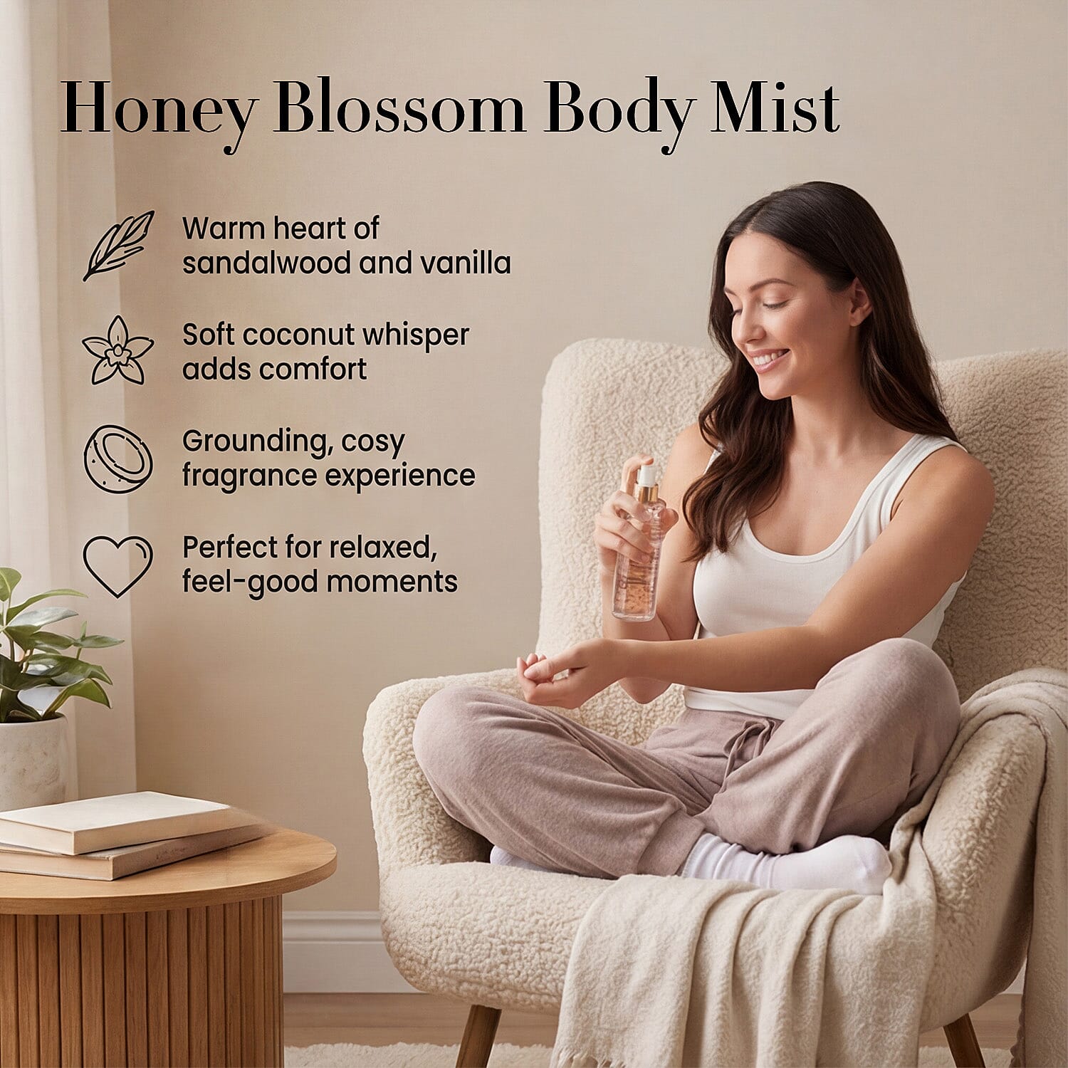 Elizabeth Grant Body Mists 3 X 150ml (Honey Blossom, Graceful Angel, Elizabeth)