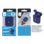 Wireless Earphones High-Quality Sound, Noise-Canceling, Long Battery Life, Touch-Controlled with Microphones - Navy_8273733