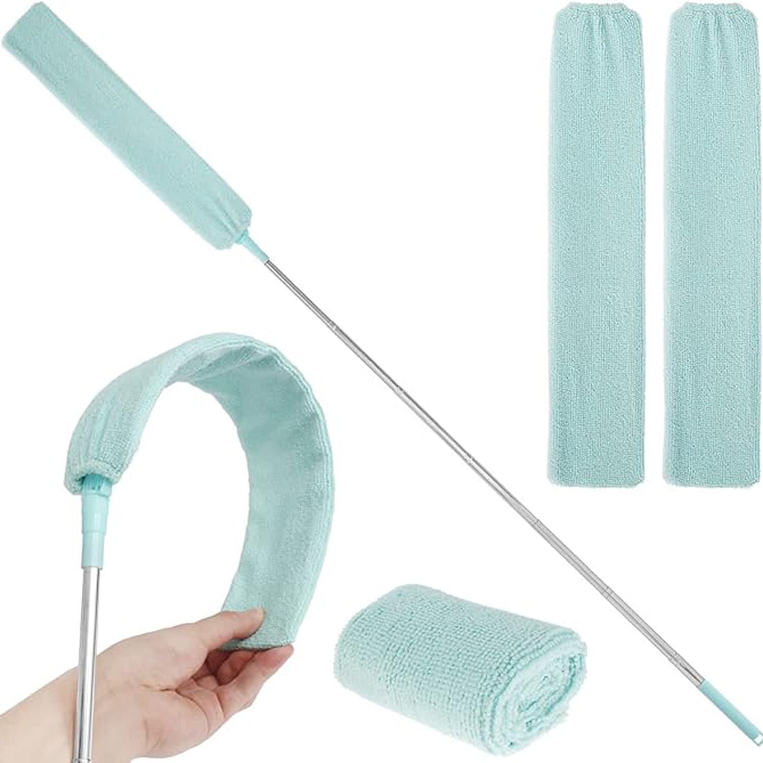 Aqua Laser Ultradust Telescopic Ideal Crevice BED SOFA DUST Cleaner - Aquamarine