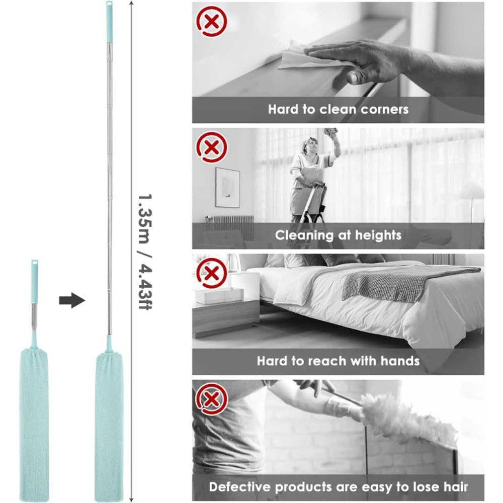 Aqua Laser Ultradust Telescopic Ideal Crevice BED SOFA DUST Cleaner - Aquamarine