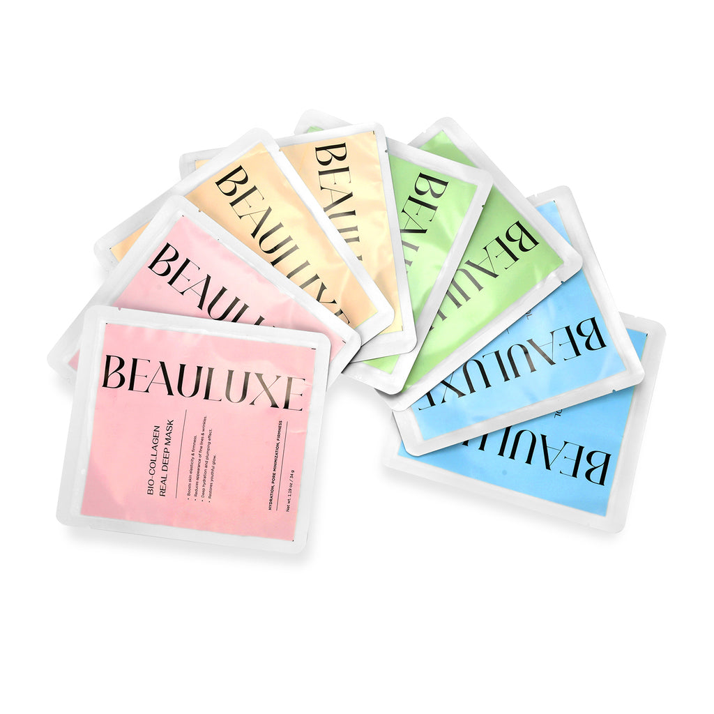 "Bio-Collagen Real Deep Mask, Hydro Cera-Nol Real Deep Mask, Refreshing Sea kelp Real Deep Mask & Radiant Vita Niacinamide Real Deep Mask. Hydrating Overnight Hydrogel Mask, Pore Minimizing, Elasticit_8275435_4