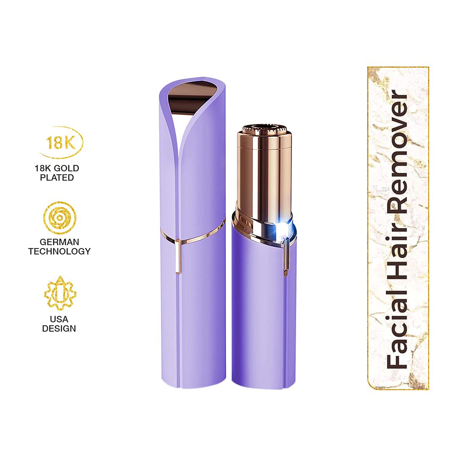 Finishing Touch Flawless Facial Hair Remover - Lavender
