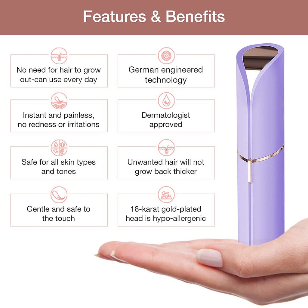 Finishing Touch Flawless Facial Hair Remover - Lavender