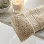 100% Organic Turkish Cotton Face Cloth (550GSM) - Natural
