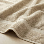 100% Organic Turkish Cotton Face Cloth (550GSM) - Natural