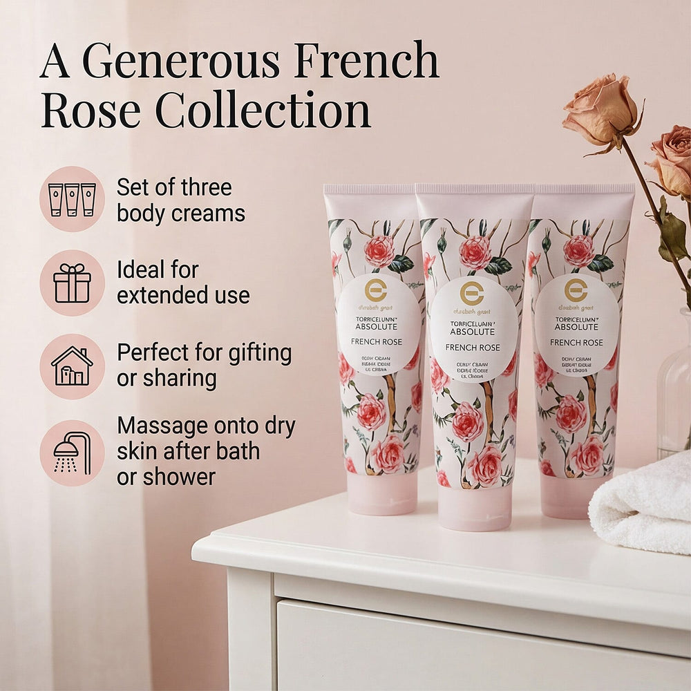 Elizabeth Grant Torricelumn Absolute French Rose Body Cream - Buy 1 Get 2 Free