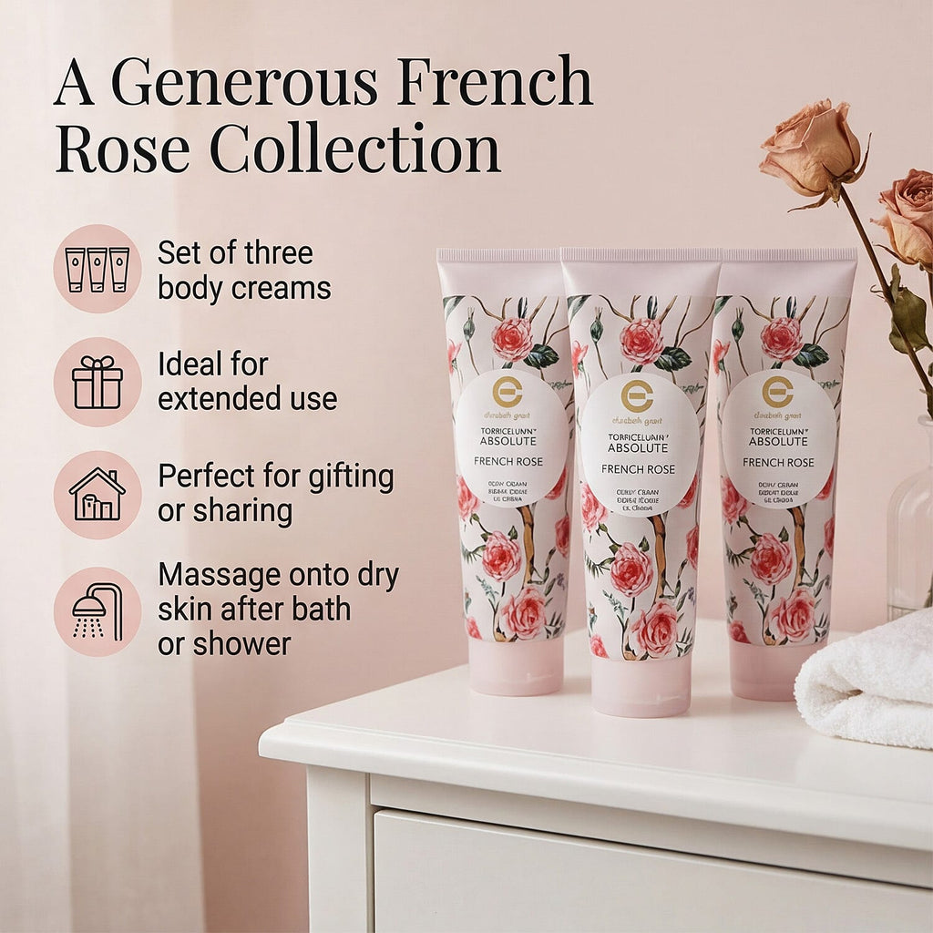 Elizabeth Grant Torricelumn Absolute French Rose Body Cream - Buy 1 Get 2 Free