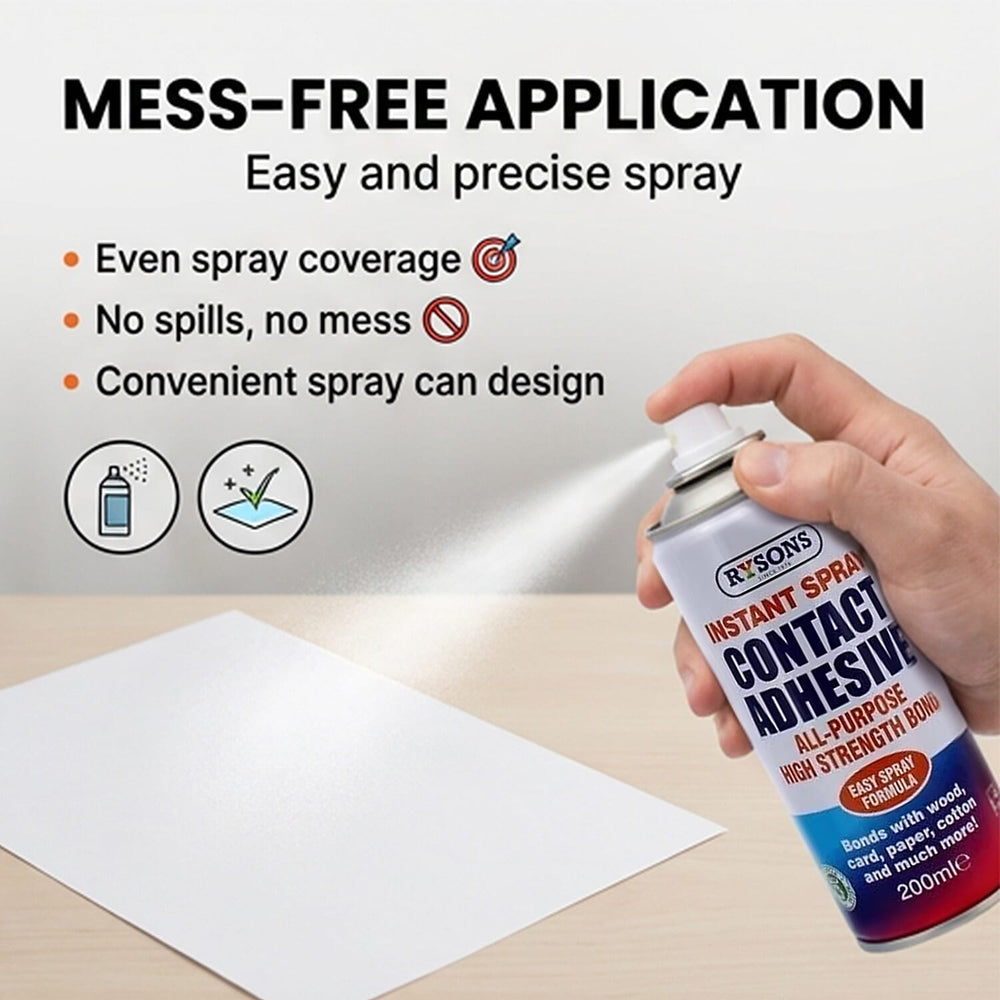 Instant Spray Contact Adhesive - 200ml