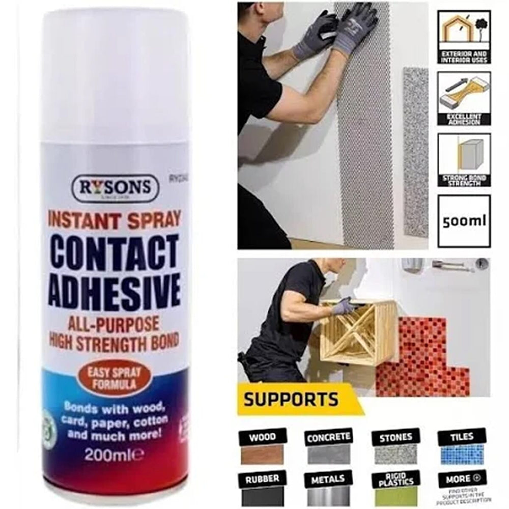 Instant Spray Contact Adhesive - 200ml