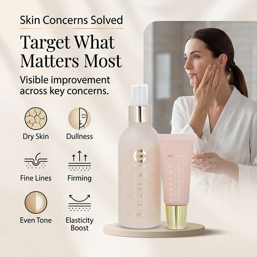 Elizabeth Grant Supreme Essence of Torricelumn (200ml) with On The Go Roller (30ml)