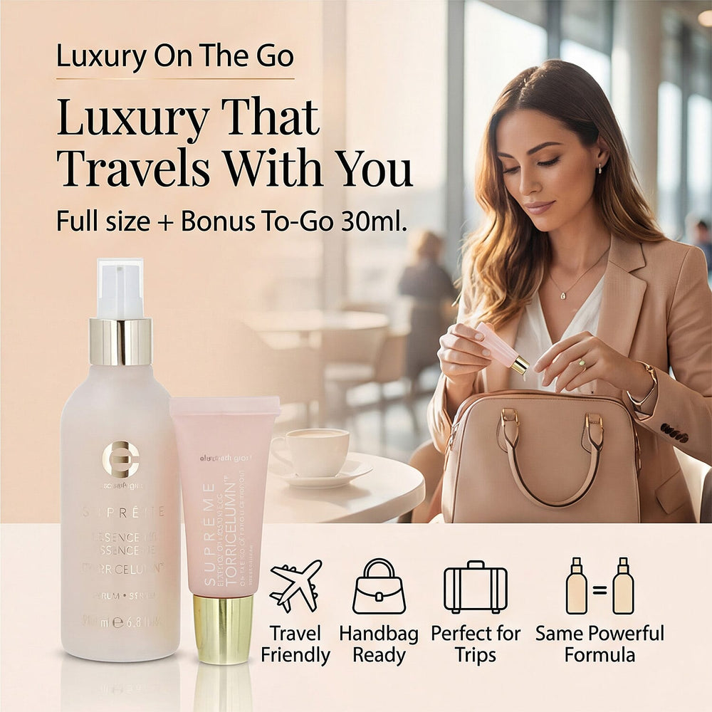 Elizabeth Grant Supreme Essence of Torricelumn (200ml) with On The Go Roller (30ml)