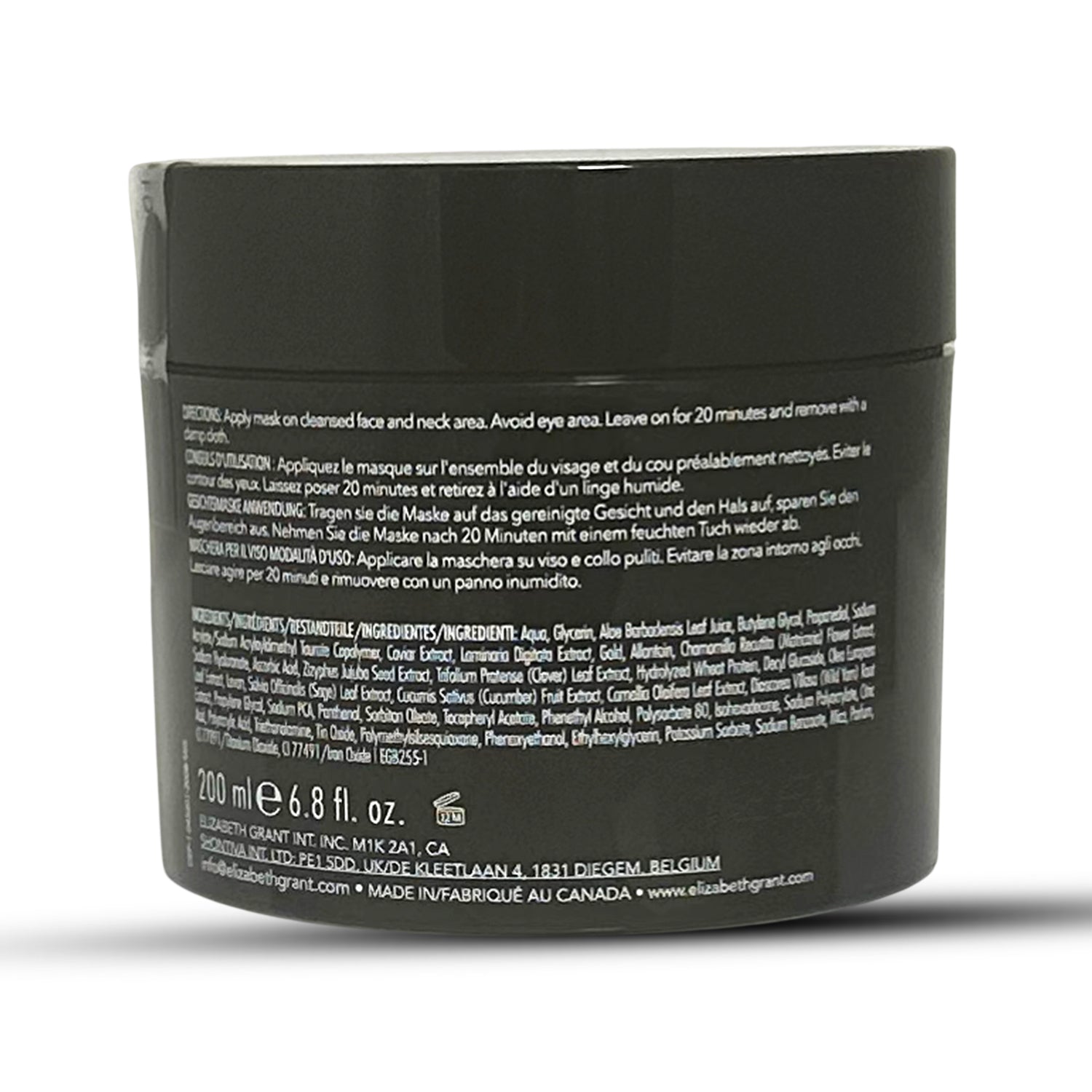 Elizabeth Grant Caviar Nuturiche Gold Edition Mask - 200ml_8294779_1