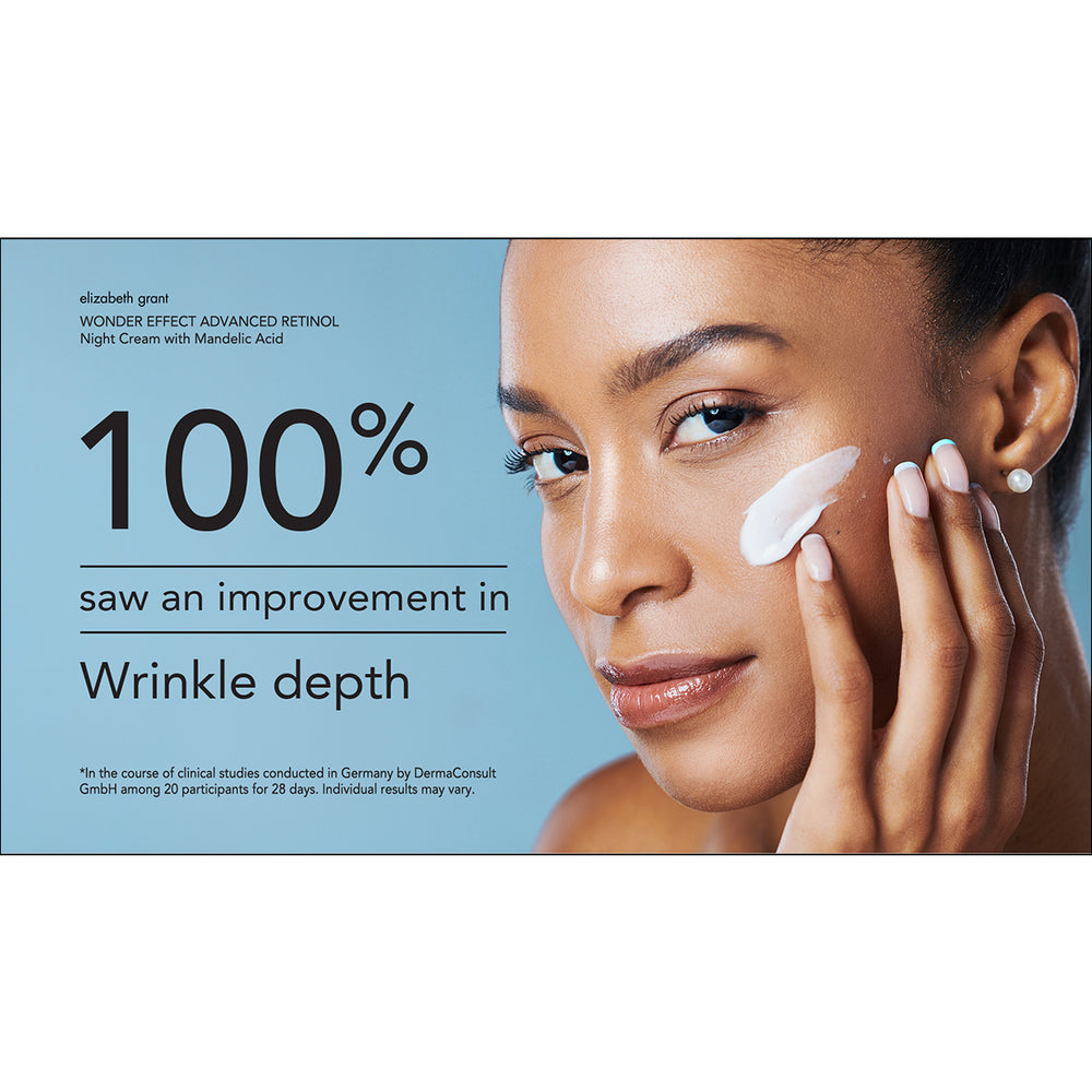 GALA DEAL-Elizabeth Grant Wonder Effect Advanced Retinol Day Cream (100ml), Night Cream (100ml) With Mandelic Acid - 100ml Each