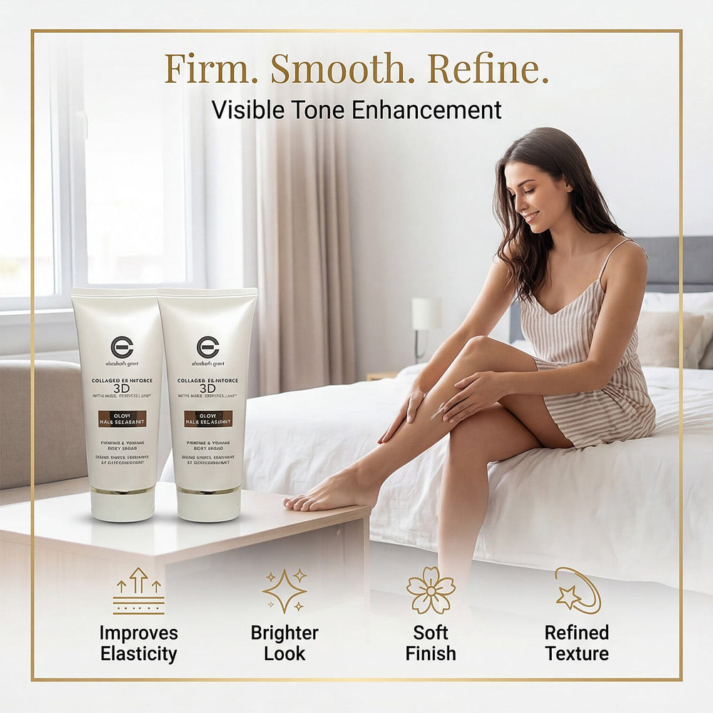 THE GALA LAUNCH- ELIZABETH GRANT Collagen Re-Inforce Firming - Toning Body Serum Glow Duo 2x 200ml