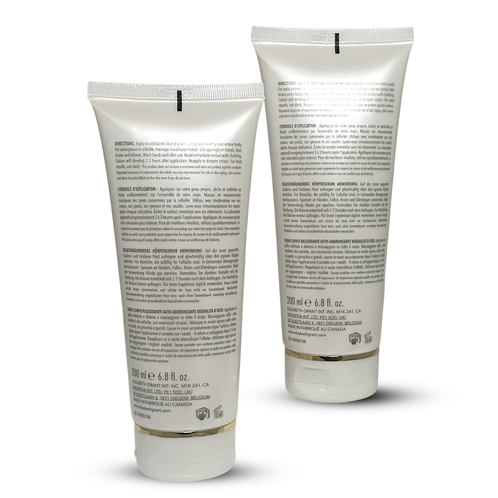 THE GALA LAUNCH- ELIZABETH GRANT Collagen Re-Inforce Firming - Toning Body Serum Glow Duo 2x 200ml