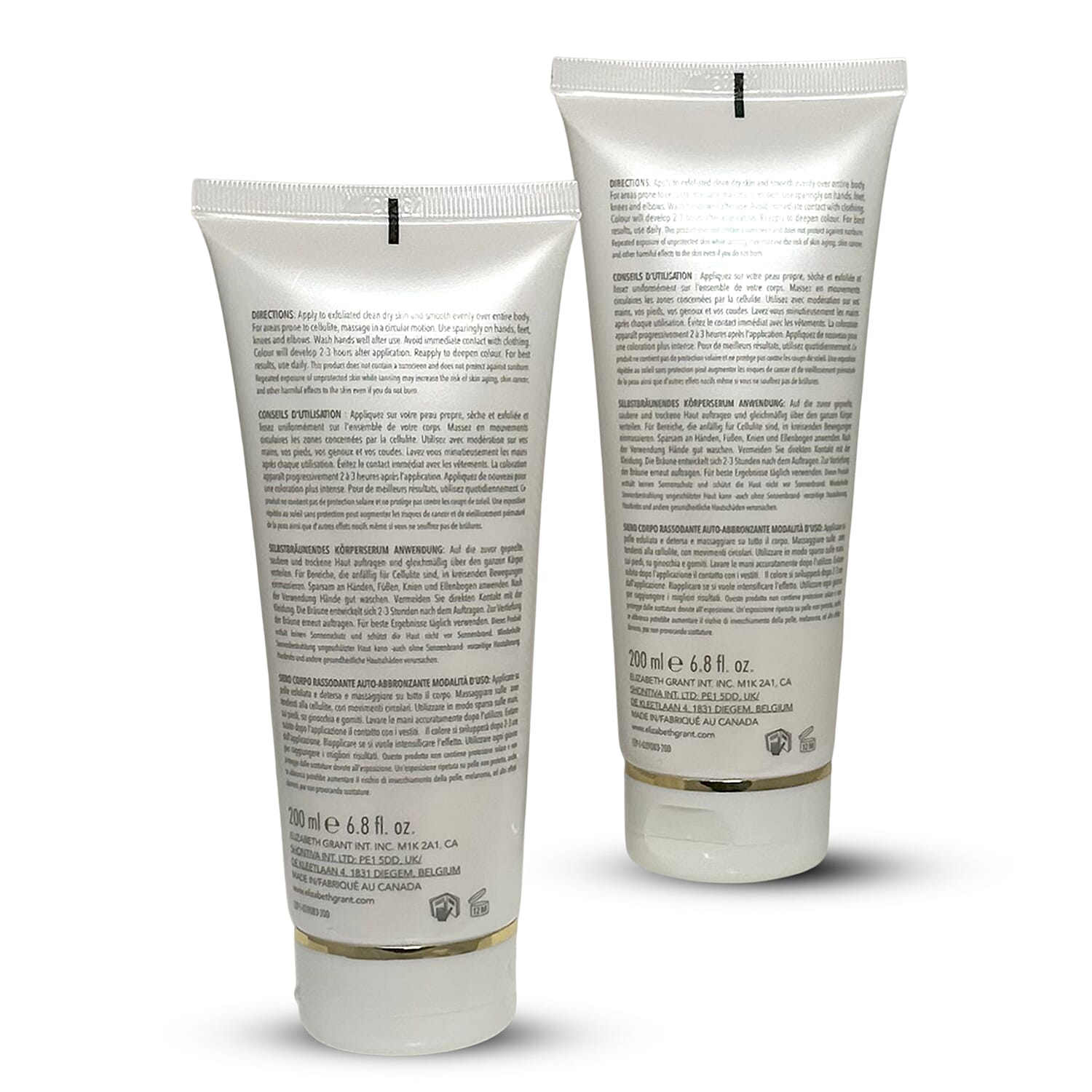 THE GALA LAUNCH- ELIZABETH GRANT Collagen Re-Inforce Firming - Toning Body Serum Glow Duo 2x 200ml