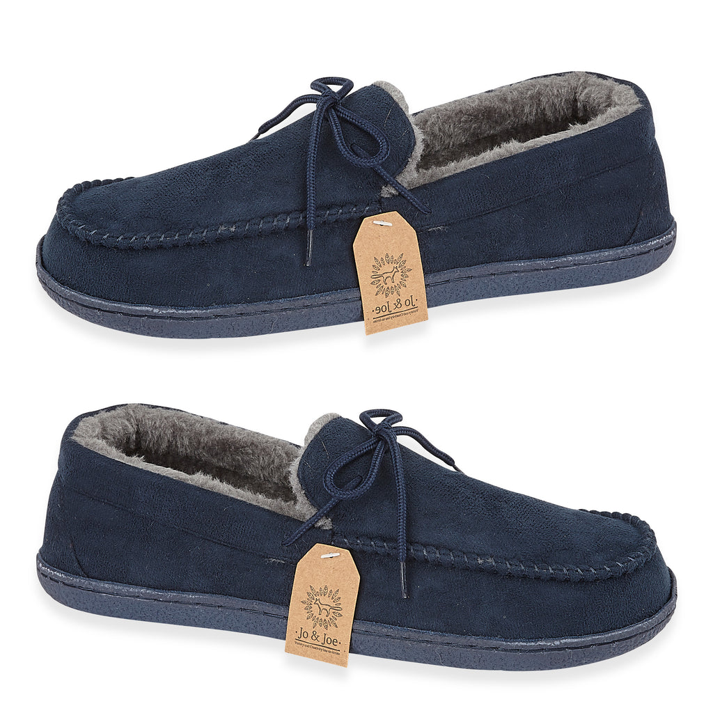 Jo & Joe Mens Slipper (Size - 9) - Navy_8298601_2