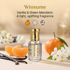 Jaipur Fragrance - Set of 2 - Royal Oudh Ritual Attar Set - Adonis Rose - Frankincense Attar with Oudh Musk in Jojoba Oil