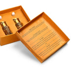 Jaipur Fragrance - Set of 2 -Velvet Smoke Attar Perfume Oil Set - Attar Zephyr (Resinous Rose - Frankincense) - Attar Musk (Clean White Musk)