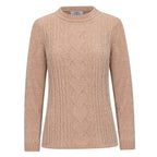 Classic Chenille Wide Cable Front Jumper (Size L) - Beige_8302316
