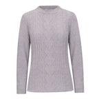 Classic Chenille Wide Cable Front Jumper (Size XL) - Grey_8302327