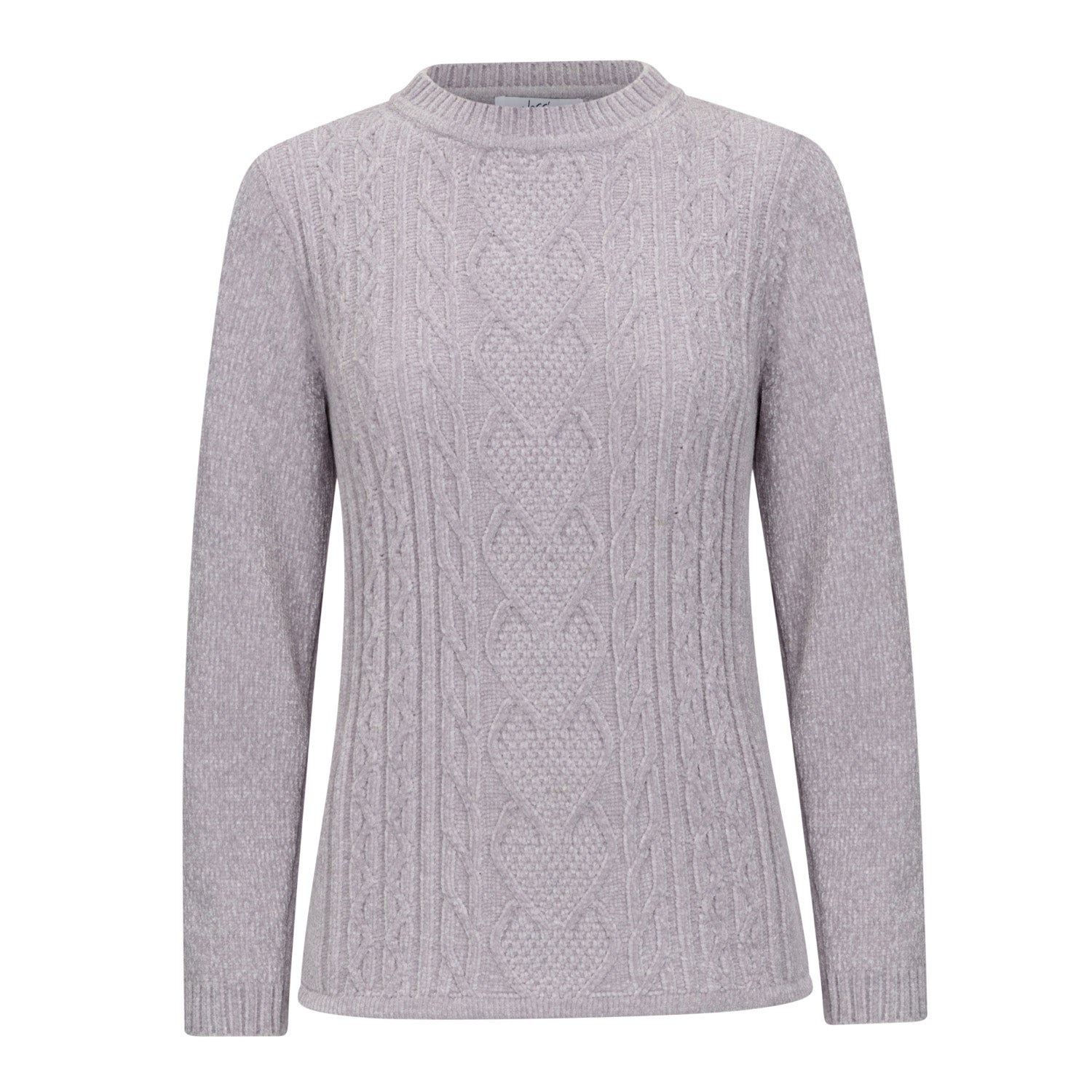 Classic Chenille Wide Cable Front Jumper (Size XL) - Grey_8302327