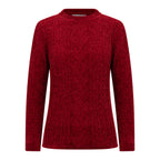 Classic Chenille Wide Cable Front Jumper (Size XL) - Rust_8302343