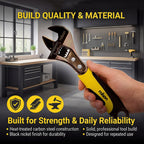 Brand New - 200mm Adjustable Wrench Black Nickel