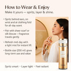 Laurelle Rosed Attar Fragrance Mist - 250ml