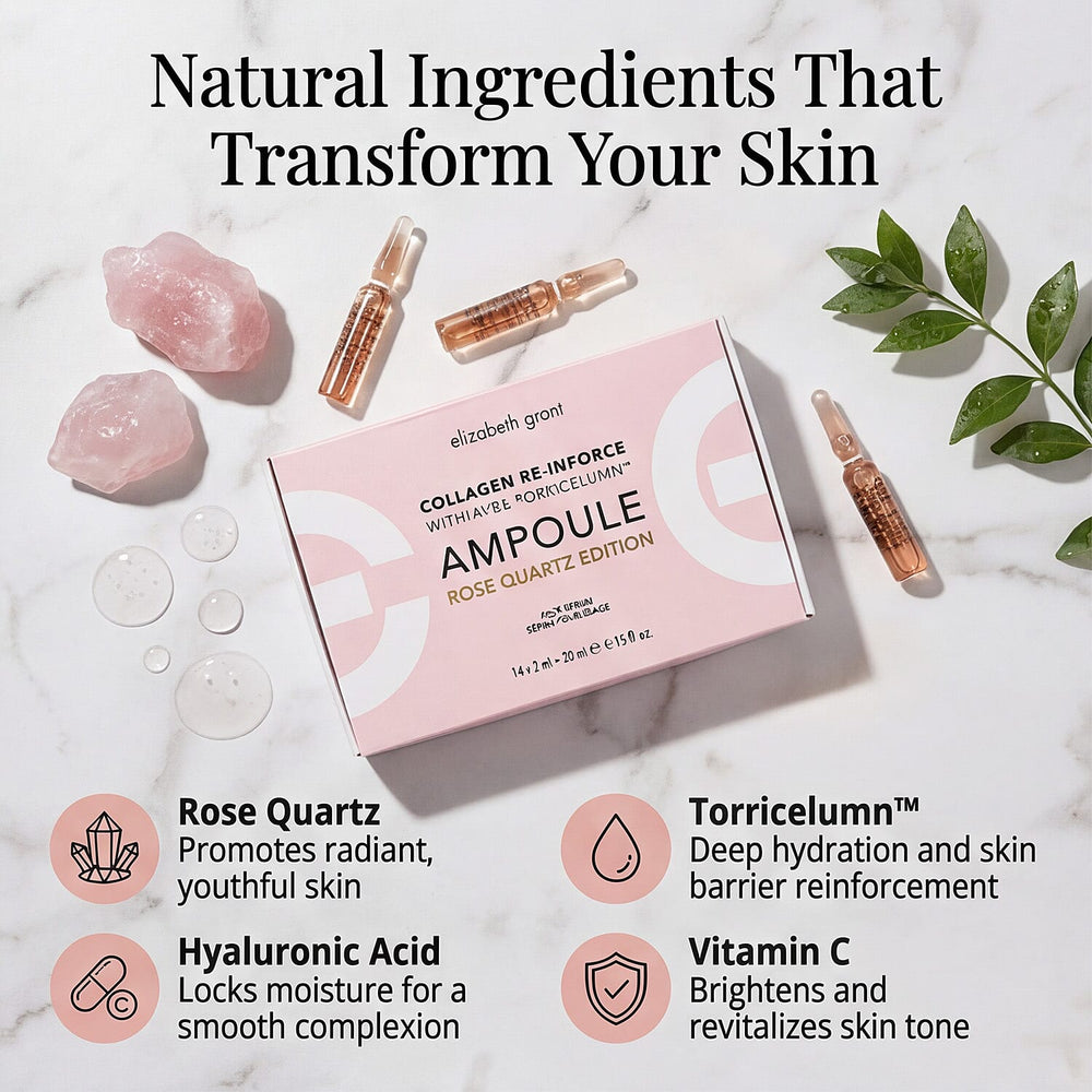 Elizabeth Grant Collagen Re-Inforce Ampoule Rose Quartz Edition - 14x2ml