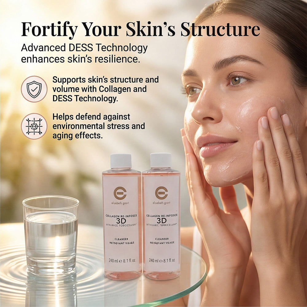 Elizabeth Grant Collagen Re-Inforce 3D Firming Cleanser Duo - 2 x 240ml