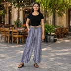 & Maisi Printed Jean and Pant/Trouser (Size - L/XL) - Blue_8308701_1