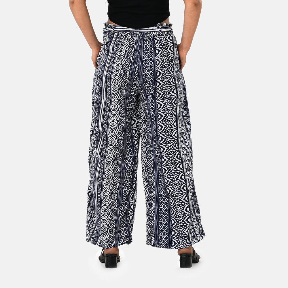 & Maisi Printed Jean and Pant/Trouser (Size - L/XL) - Blue_8308701_2