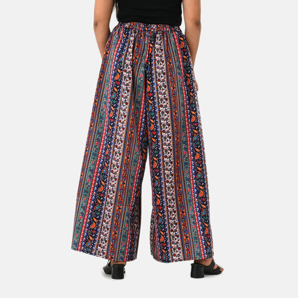 & Maisi Printed Jean and Pant/Trouser (Size - Large) - Multi Color_8308850_2